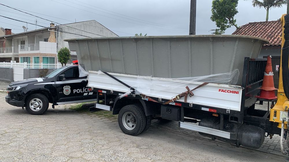 PCPR recupera piscina e interrompe esquema de estelionato avaliado em R$ 30 mil em Pontal do Paraná 