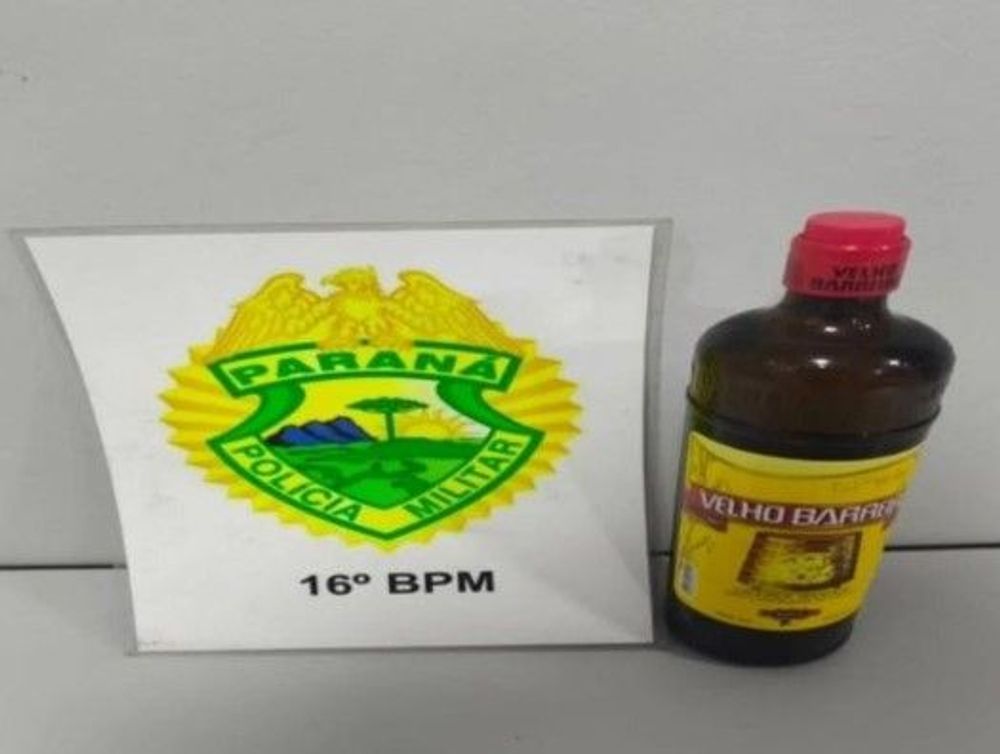Homem é preso em flagrante por furtar garrafa de bebida alcoólica em Prudentópolis