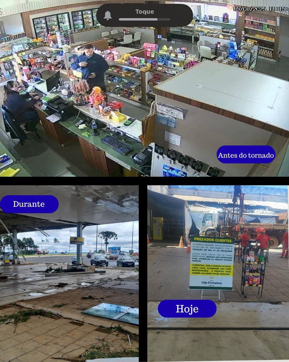 Empresários pedem socorro após tornado devastar região: urgência agora é econômica. “Estamos lutando, mas está difícil retomar"